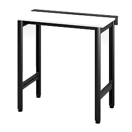 大型ハイテーブル（1000×560×H1000）ホワイト天板/片面タイプ/M2011GBES-BK1005W9T