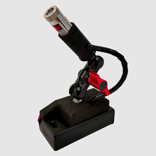 可視光半導体レーザーマーカー・ラインマーカー(マグネットホルダー付)AC/乾電池ダブル電源/M244LM-14P