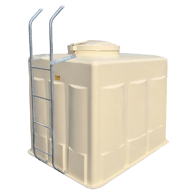 角型定形FRP製タンク　単板構造（1t）/M2648CT1-1.0TON