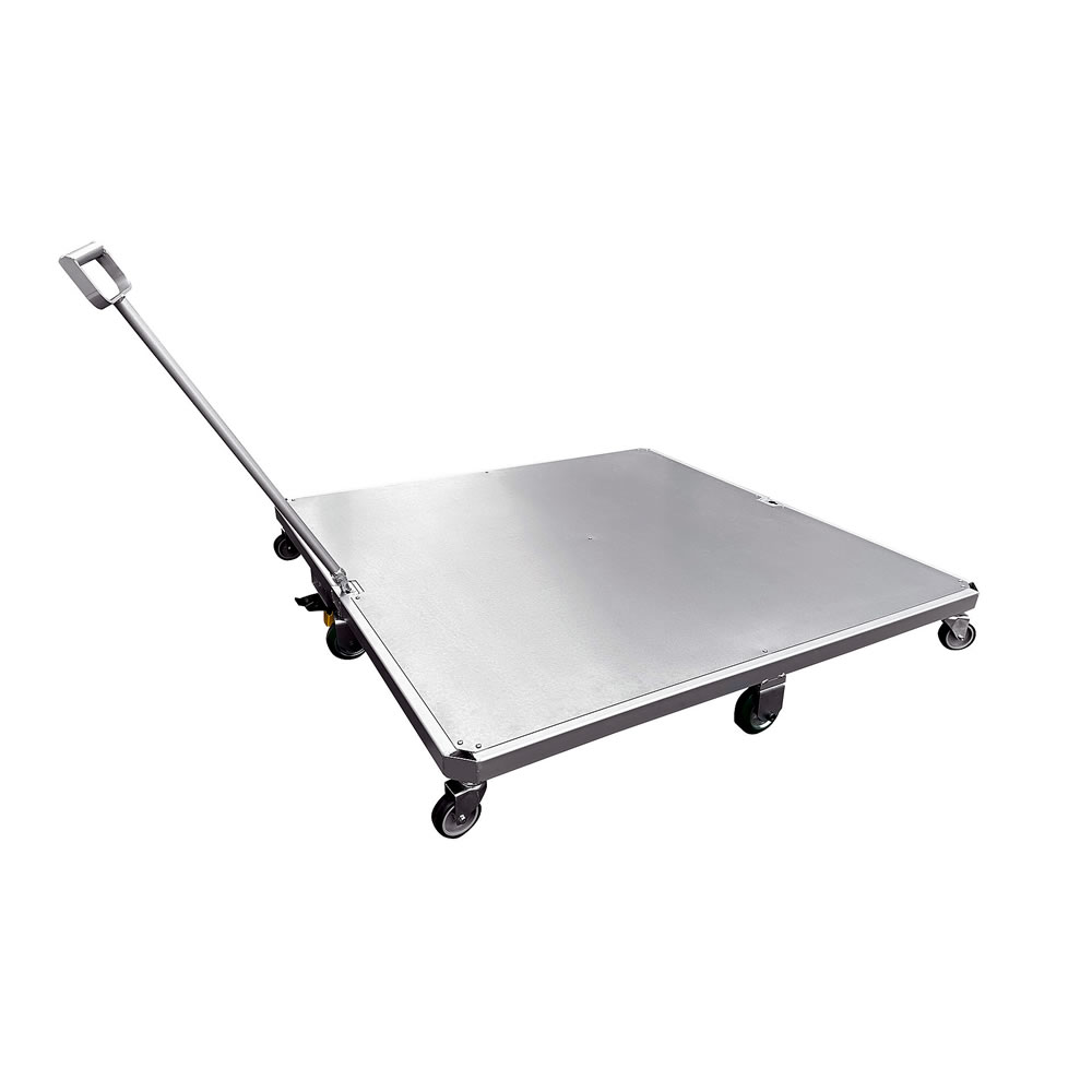 ターンテーブル機能付1100×1100mmパレット台車/M2780TF-1100PT