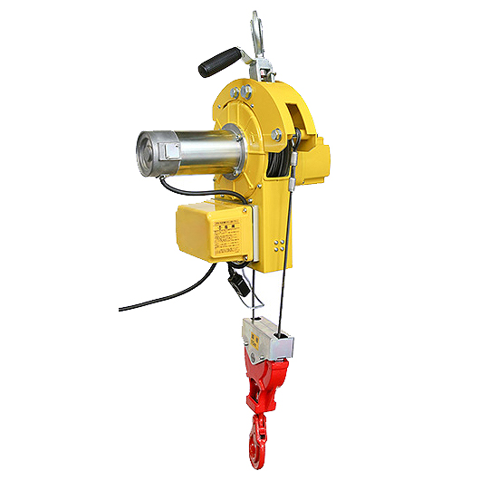 二本掛小型ワイヤーロープホイスト（460kg）有線操作タイプ/M278BH-E820T