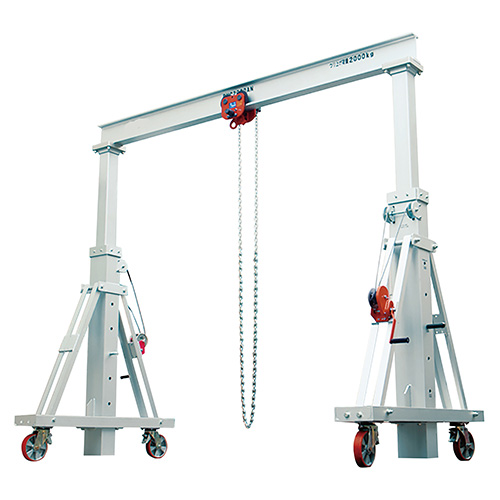アルミ門型クレーン上下伸縮型2TON/M303MC-2000ANS