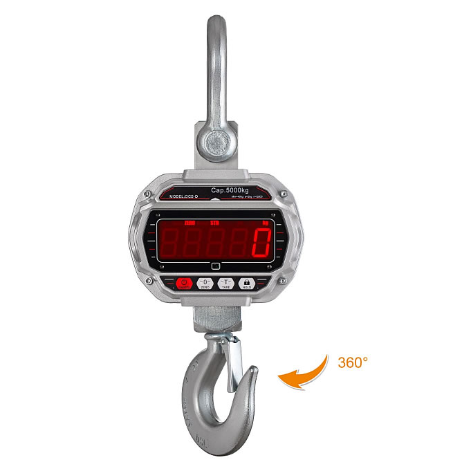 LEDディスプレイ付き吊秤（2t）固定フック/M3536CS-D2H-FH