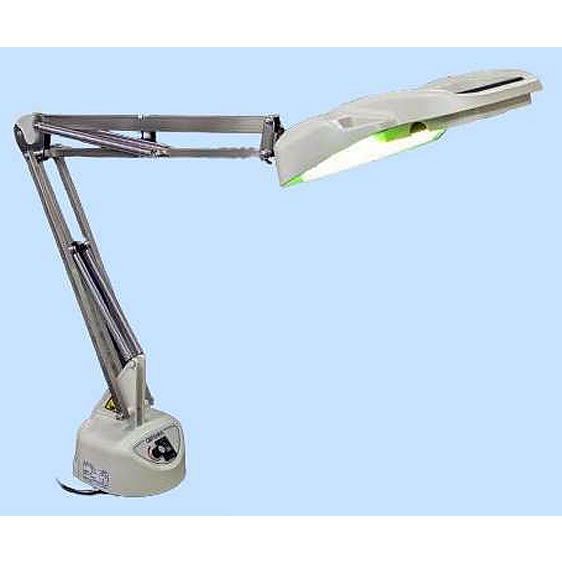 グリーンLEDライト検査角型レンズ拡大鏡/M4205LED-100G