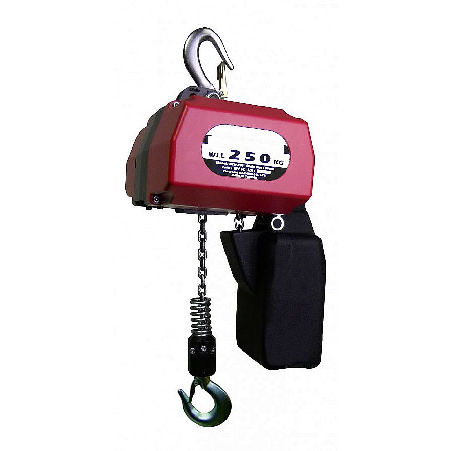 充電式小型電動チェーンブロック250kg揚程3m(充電器バッテリー別売)/M4328RE-250CH