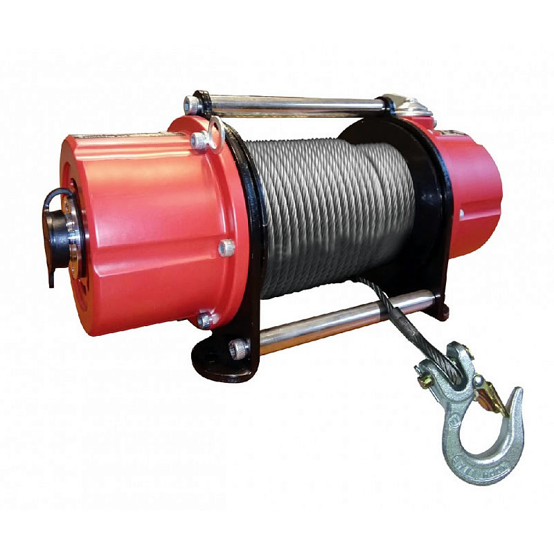 充電式小型ウインチ250kgワイヤー15m(充電器バッテリー別売)/M4328RW-250CH