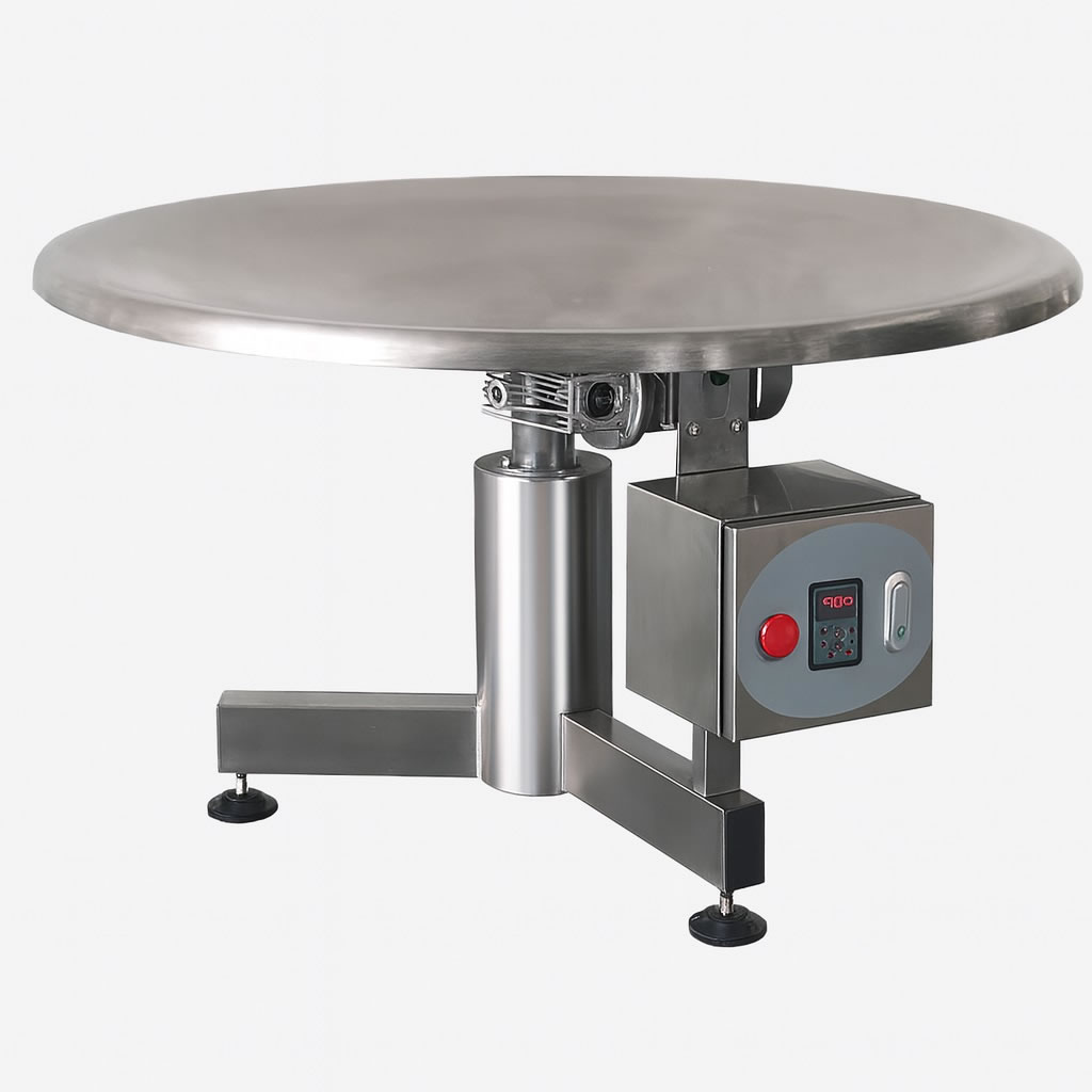 オールステンレス電動回転作業台（φ1200mm）/M4413ERW-1200T