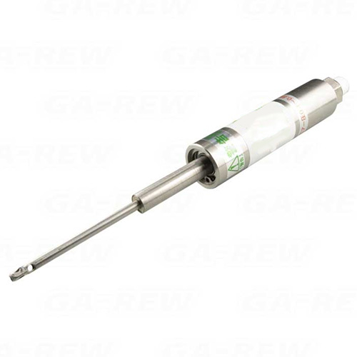 エアー回転式穴洗浄ノズル(ノズル径Φ3.5mm×先端長50mm全長180mm)/M735CH35-50-180G