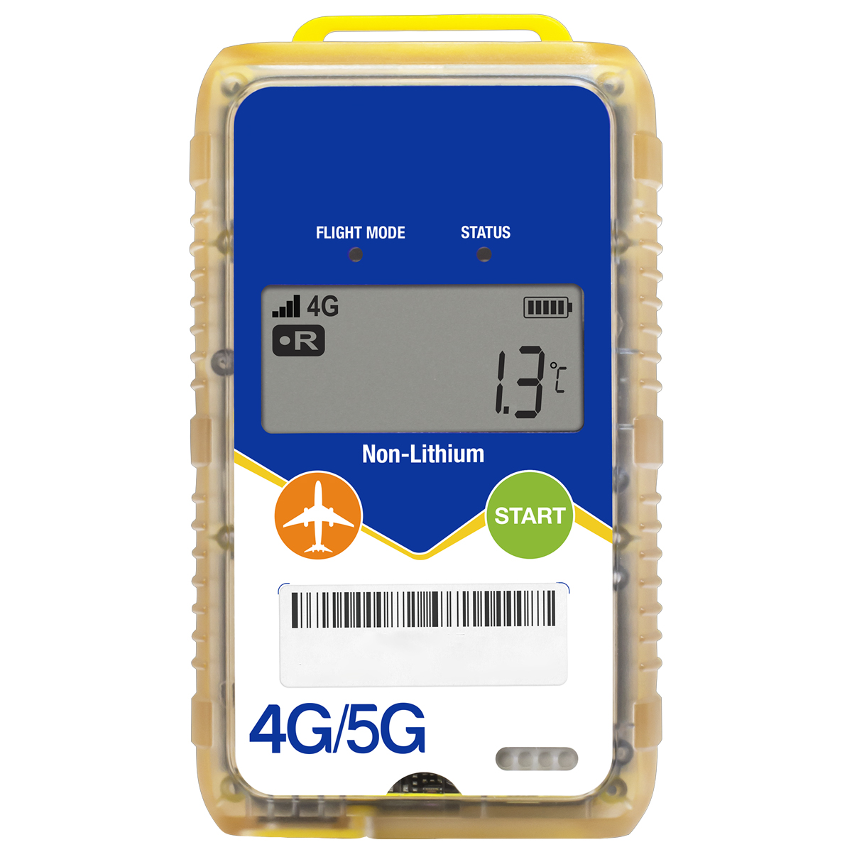 輸送用セルラー通信データロガー（位置、温湿度、光、衝撃、気圧）使い切りタイプ/M994FLA-RTL335104SD