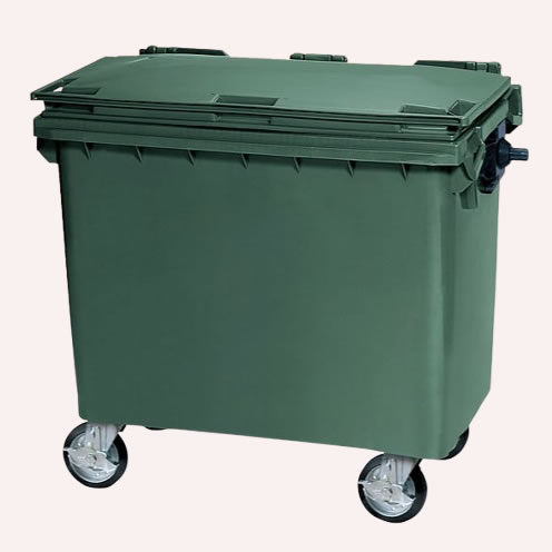 キャスターゴミ箱ダストカート660L/MB21F-660K