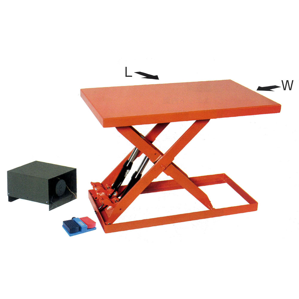 電動油圧シリンダー式超低床テーブルリフト/MD18NLB-250-0509T