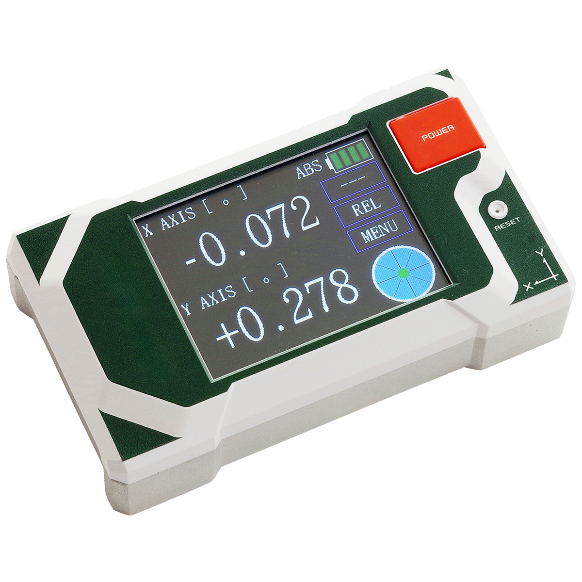 二軸デジタル角度計表示機（±80°）/ME9P-80XYH2N