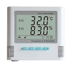 デジタル温湿度計(LED点滅アラーム電子音付き)/MI1AR-3111TBM