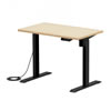 電動上下昇降作業台(薄い木目×ブラック)/M1375EVLE-10060BKLMS
