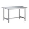 オールステンレス作業台（900×600×740）抗菌天板仕様/M227SW3K-0960T