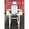 中古日新電子金属探知機(2016年製造)通過幅350mm通過高145mm品番MS-3141-25SI-16  Z-01063-8