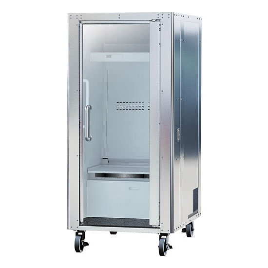 防水熱中症防止身体冷却ブース(AC100V キャスター付)/M1123WHP-20129T