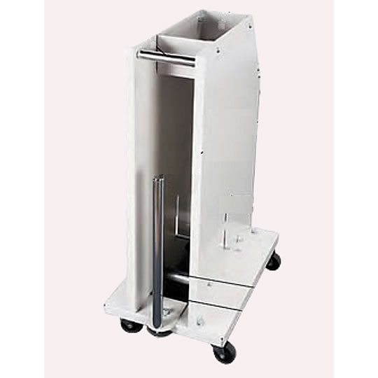 手動梱包PPバンドホルダーワゴン(ストレッチフイルムストックパイプ付)/M39SPP-BW120ST