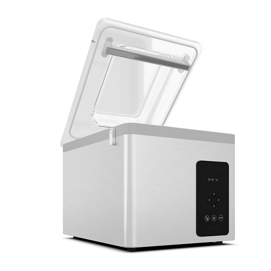 チャンバー式深底卓上真空包装機（.350mm×1）単相100V/M4442AE-350LH