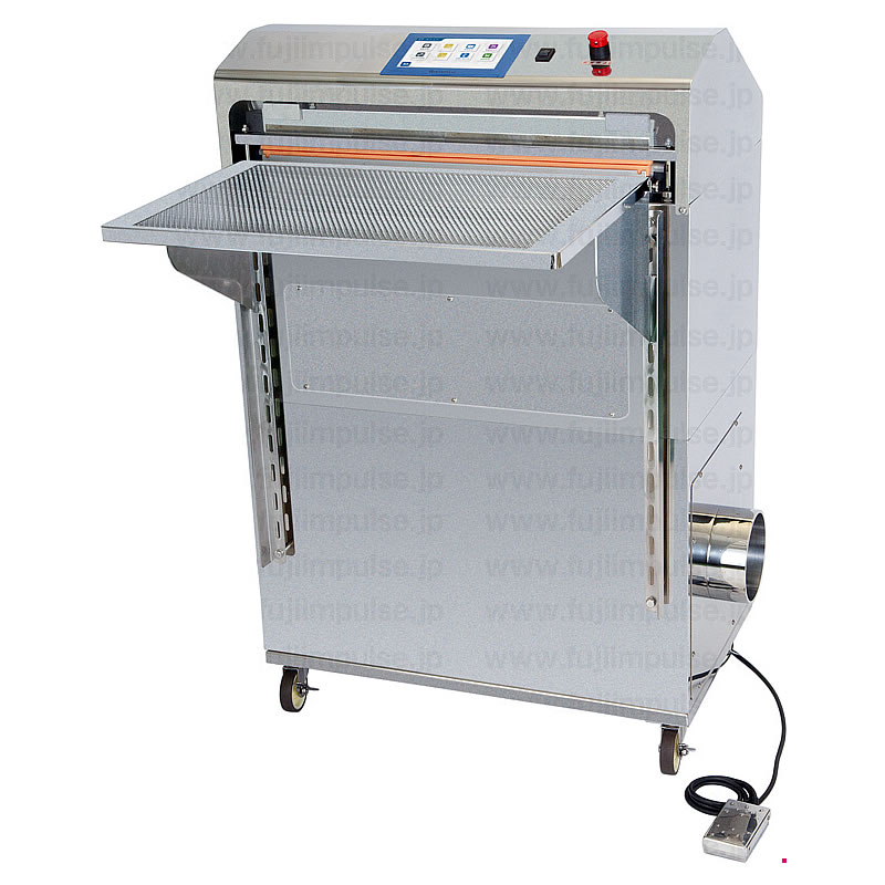 クリーンルーム用真空脱気ガス充填シーラー（600×5mm）片側下加熱タイプ/MF1VG-C600F-05