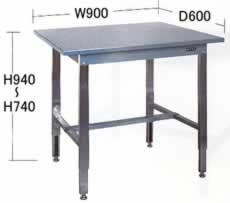 溶融アルミメッキ作業台(脚アジャスト)（ZAM仕様)M350KK-38Z