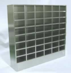 ステンレス下駄箱(6列8段)M913-2-4