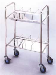 ステンレスファイルワゴンM913CK-SS48