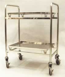 防振帯電防止オールステンレスワゴンM913O-13