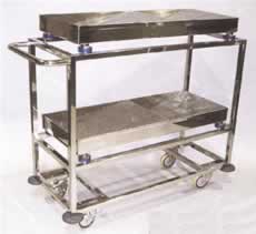 クリーンルームウエハーケースワゴンM913O-15