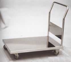 重量フットブレーキ付ステン台車M913SFDF27