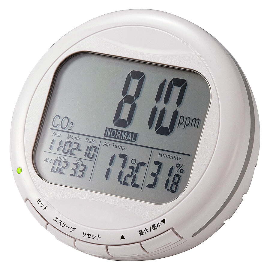 室内二酸化炭素CO2モニターMB8C-ST