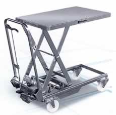 ステンレス油圧昇降台車MC30SUS-100KG