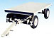2輪ナックル式片牽引トレーラー