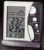ウェザーステーション（気象予測、温度計（゜F゜C切替式）、湿度計）
