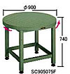 回転作業台（高さ740mm・900mm・キャスター付）