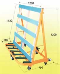 長尺板ガラス運搬台車M1175PN-WIDE