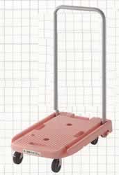 小型軽量静音プラスチック台車M227P-6039N-BKT