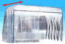 工業用折り畳みテントM350T2330-20ST