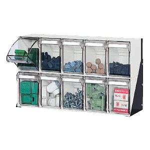 透明ボックス部品保管庫M350TK-10S