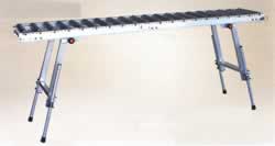 アルミ伸縮スタンド付ローラーコンベアM453RC-301020STH