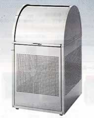 ステンレス大型ゴミ箱M458W-91L-SBY