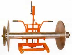 長尺ロールシャフトリフター台車M1378E-300T