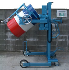 防爆型ドラム缶デジタル計量器付反転リフター/M20ML1100-SHT-3