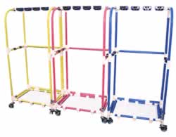 掃除用具キャスタースタンド(青色)M526T-SR-BLUE