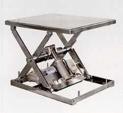 ステンレス一段式電動油圧テーブルリフターMC30X-070410B-HL-SUS