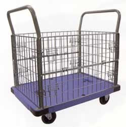 静音網カゴ樹脂台車ME20SK-306N