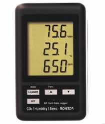 温度湿度CO2ロガー(SDカード)MF6CH-494SD