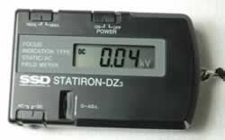 中古シシド静電電位測定器/STATIRON-DZ3/Z-0579-6/測定/包装/物流/専門