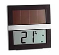 屋内用ソーラーデジタル温湿度計M1241-TA305