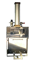 ステンレスエアー式圧縮梱包機(45L)M1493SAIR-45L